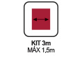 ESPECIFICACIONES - Ancho Kit 3m MAX 1,5m SF
